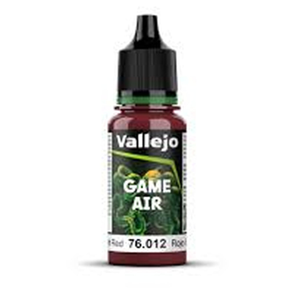 Vallejo Game Air Scarlet Red Acrylic Airbrush Paint 18mL - Radar Toys