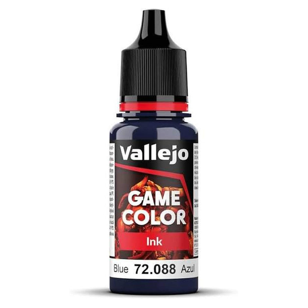 Vallejo Game Color Blue Ink Acrylic Paint 18mL
