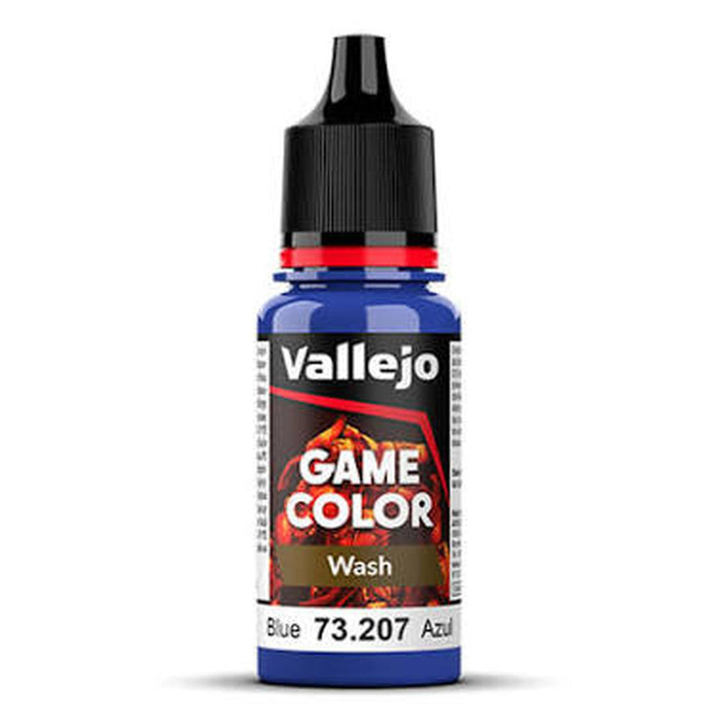 Vallejo Game Color Blue Wash Acrylic Paint 18mL
