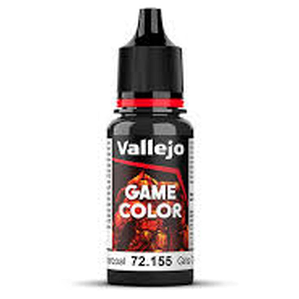 Vallejo Game Color Charcoal Acrylic Paint 18mL