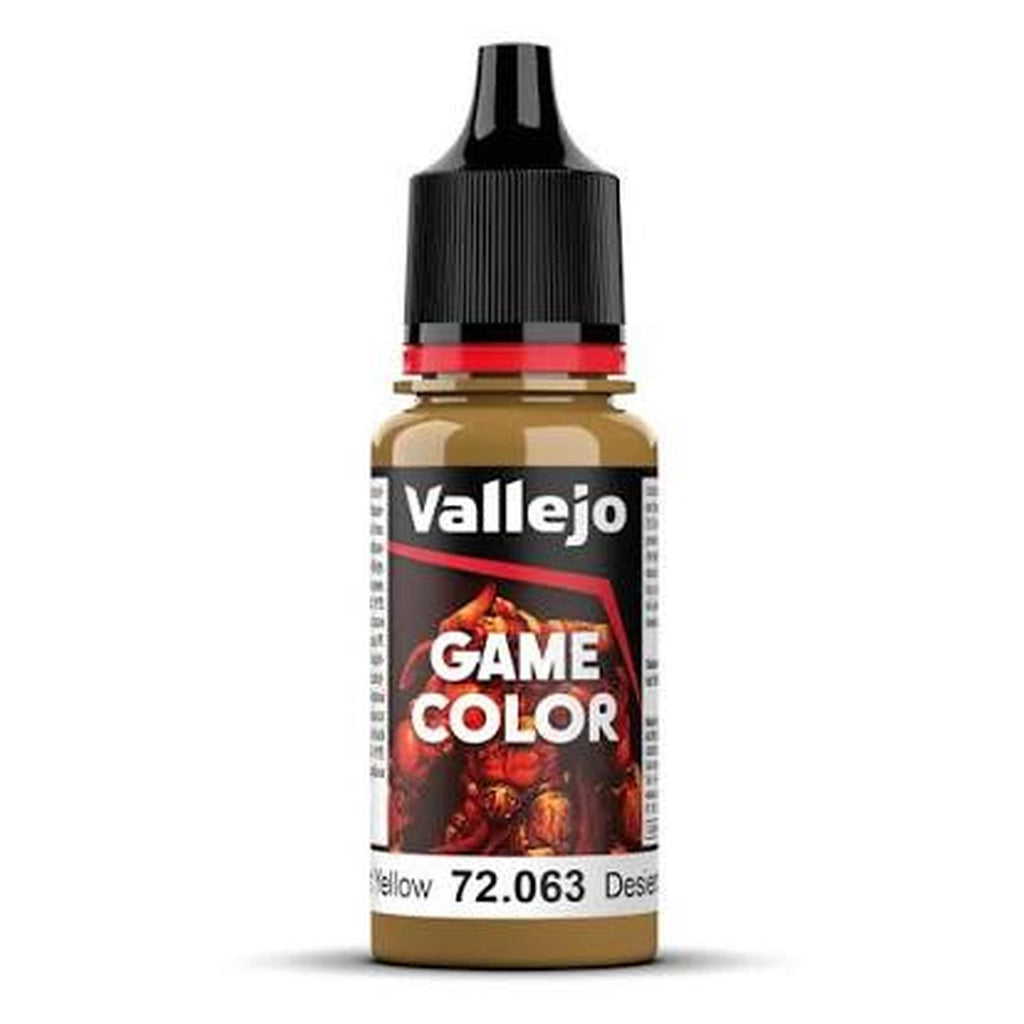Vallejo Game Color Desert Yellow Acrylic Paint 18mL