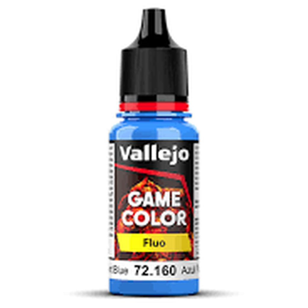 Vallejo Game Color Fluorescent Blue Fluo Acrylic Paint 18mL