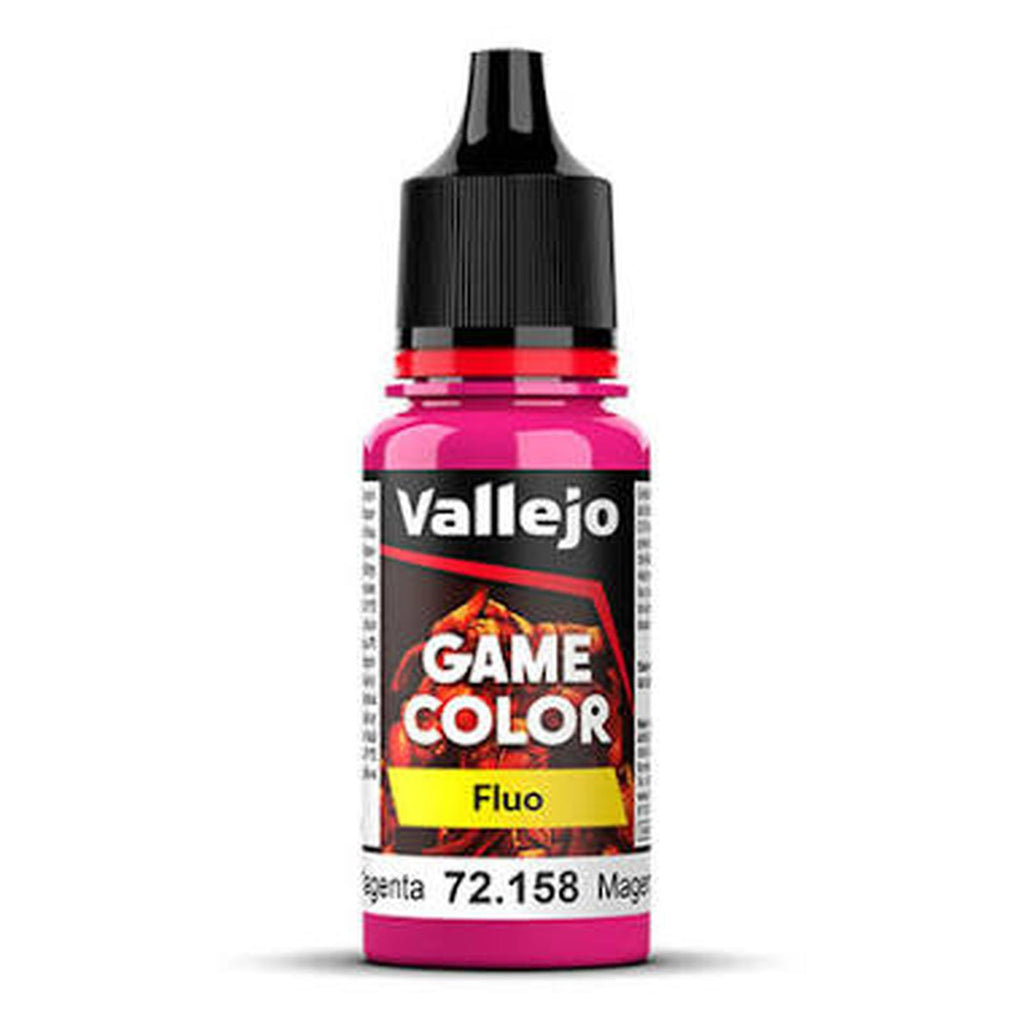 Vallejo Game Color Fluorescent Magenta Fluo Acrylic Paint 18mL