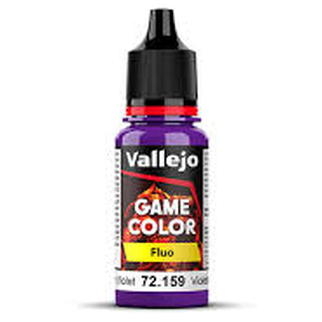 Vallejo Game Color Fluorescent Violet Fluo Acrylic Paint 18mL