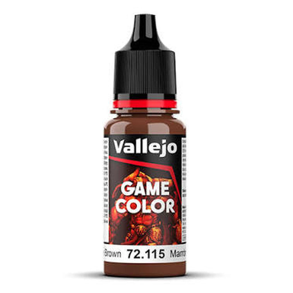 Vallejo Game Color Grunge Brown Acrylic Paint 18mL