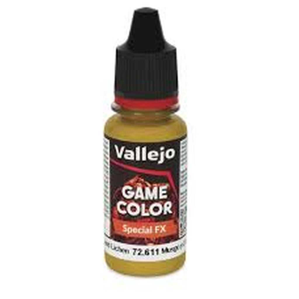 Vallejo Game Color Moss And Lichen Special FX Acrylic Paint 18mL