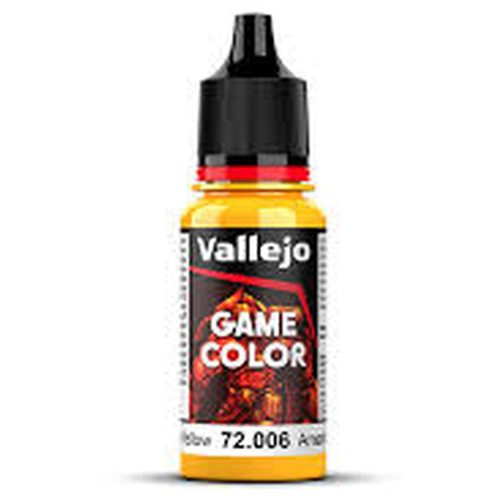 Vallejo Game Color Sun Yellow Acrylic Paint 18mL