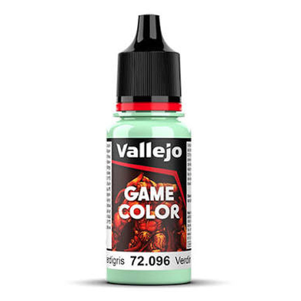 Vallejo Game Color Verdigris Acrylic Paint 18mL