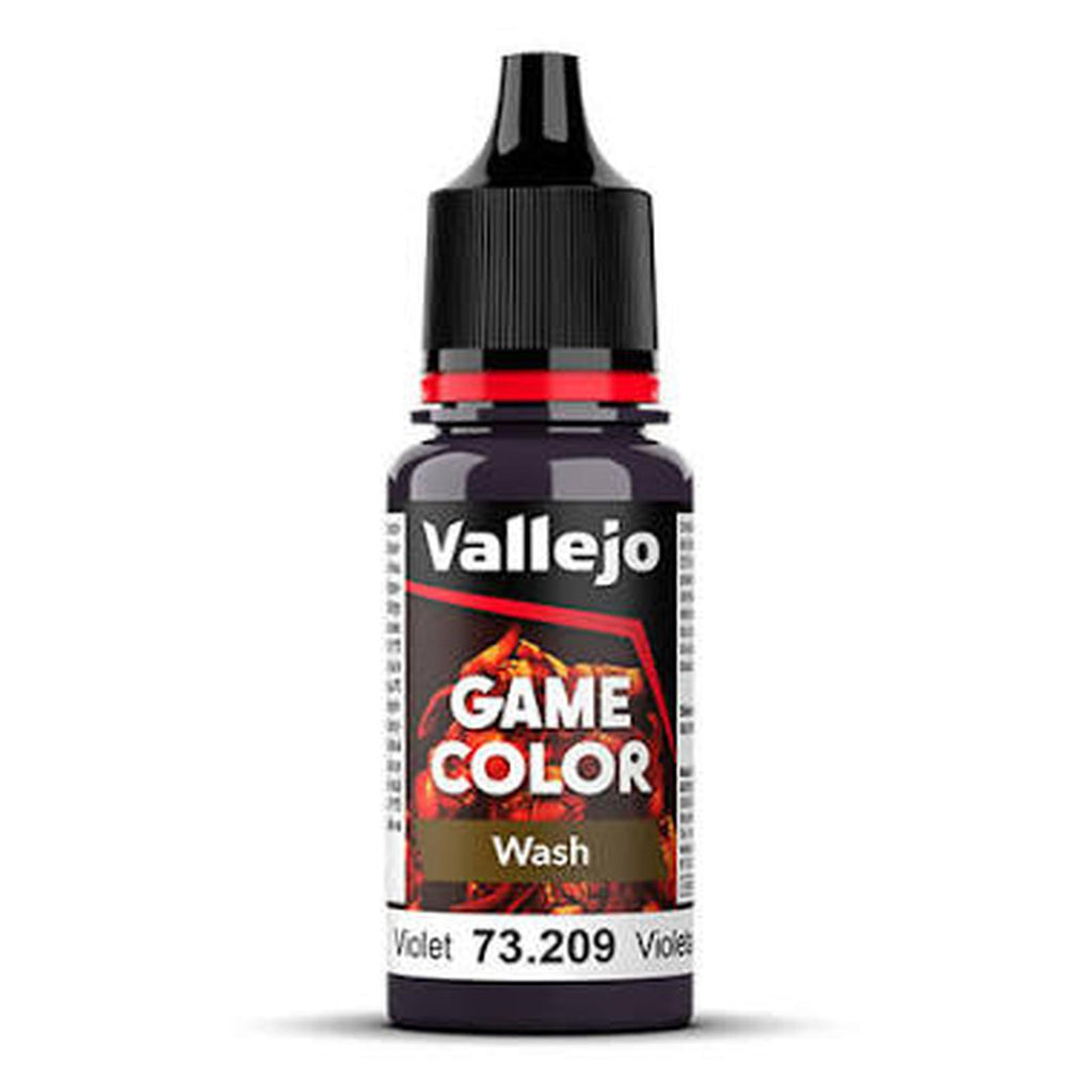 Vallejo Game Color Violet Wash Acrylic Paint 18mL