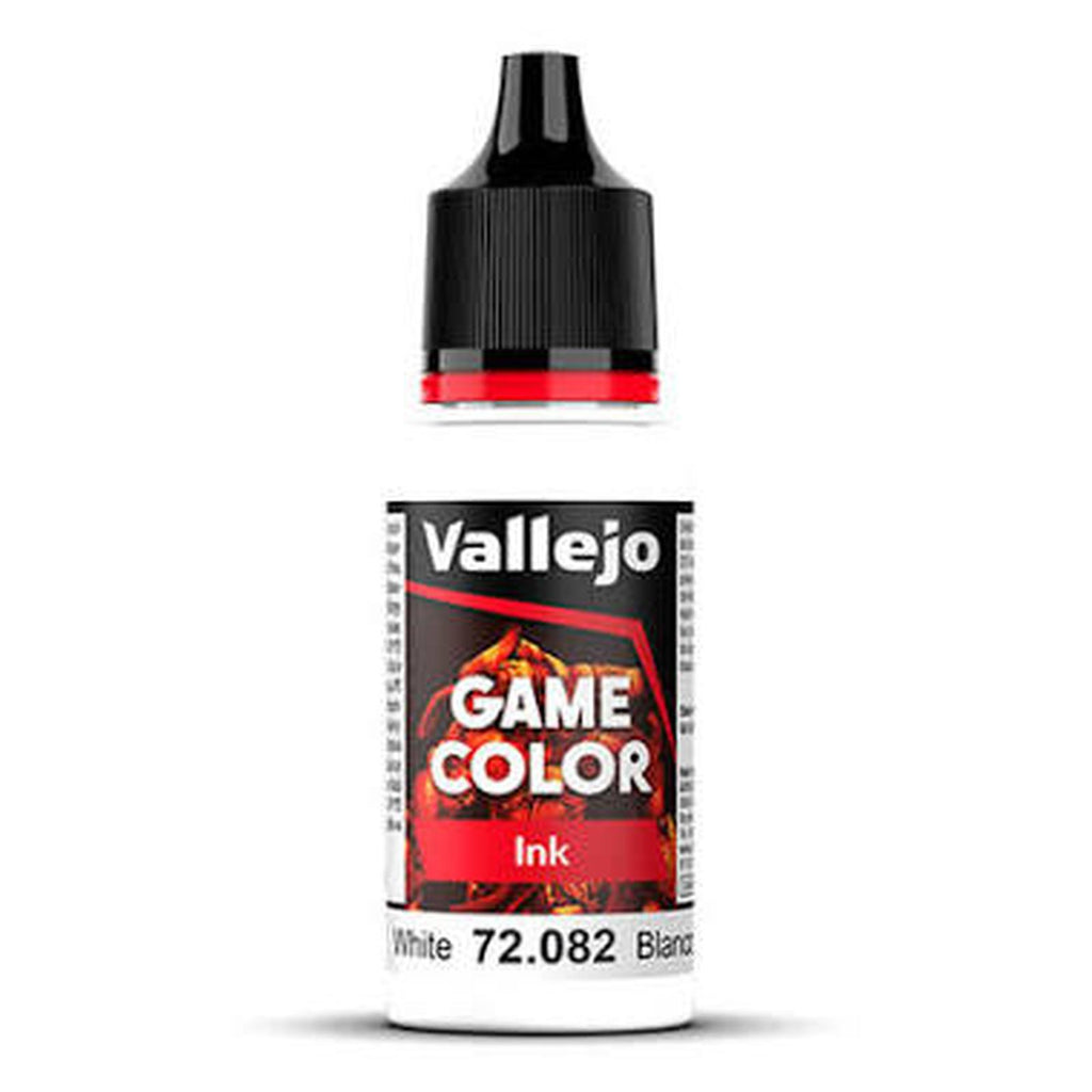 Vallejo Game Color White Ink Acrylic Paint 18mL