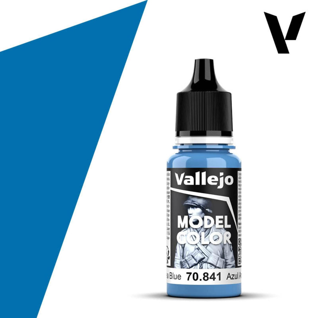 Vallejo Model Color Andrea Blue Acrylic Paint 18mL