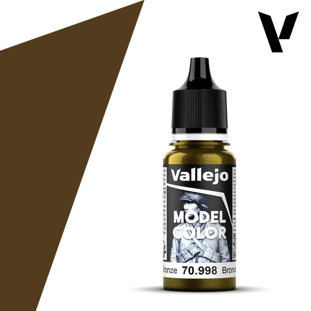 Vallejo Model Color Bronze Acrylic Paint 18mL