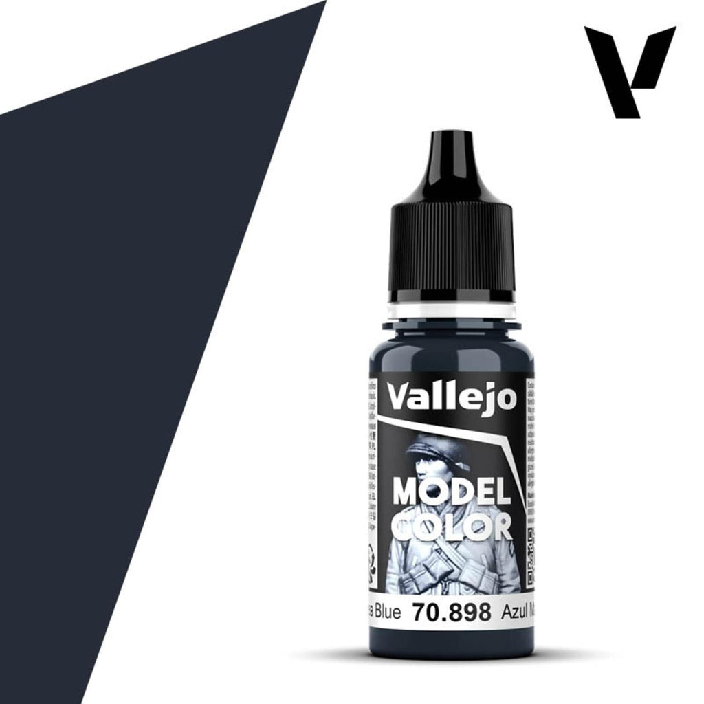 Vallejo Model Color Dark Sea Blue Acrylic Paint 18mL