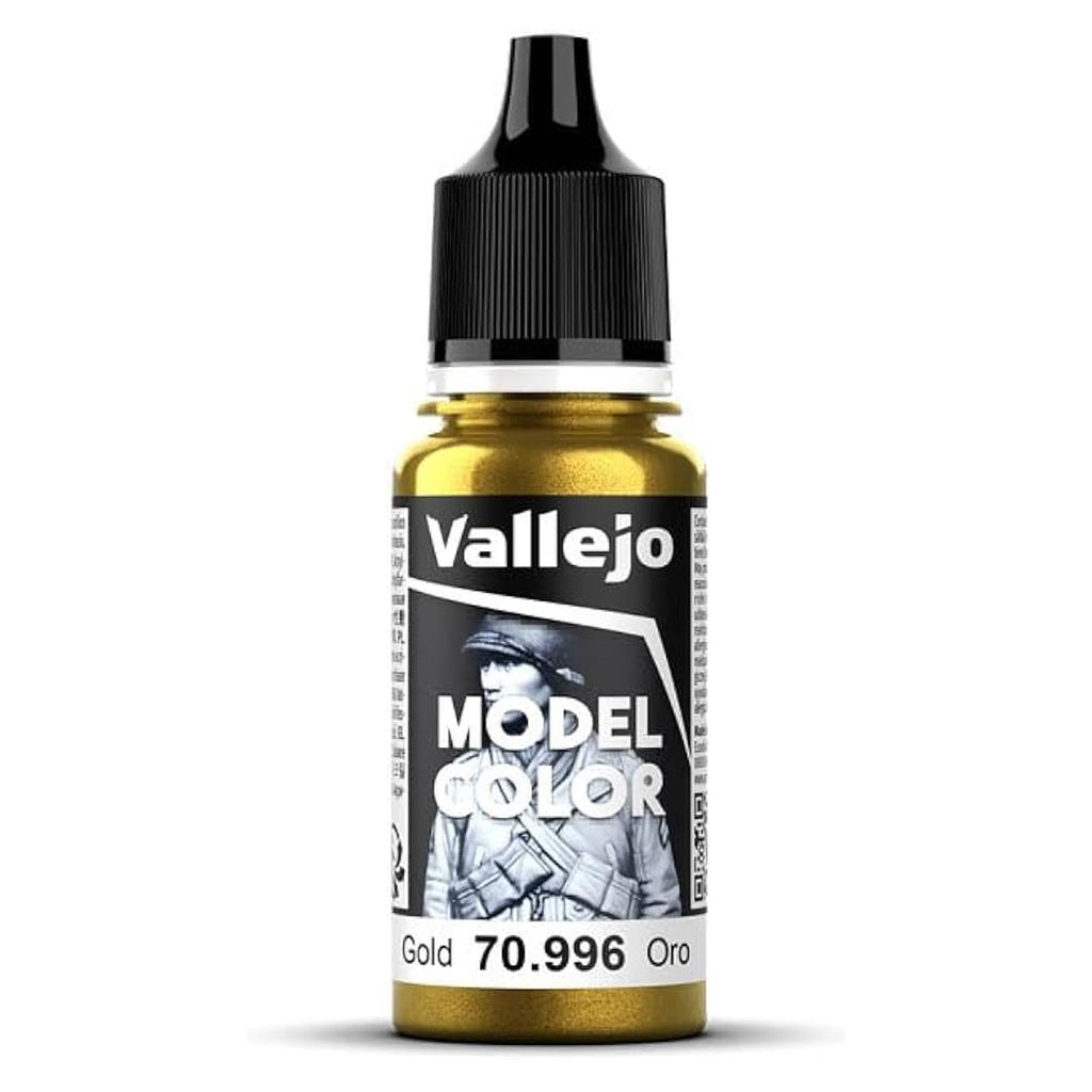Vallejo Model Color Gold Acrylic Paint 18mL