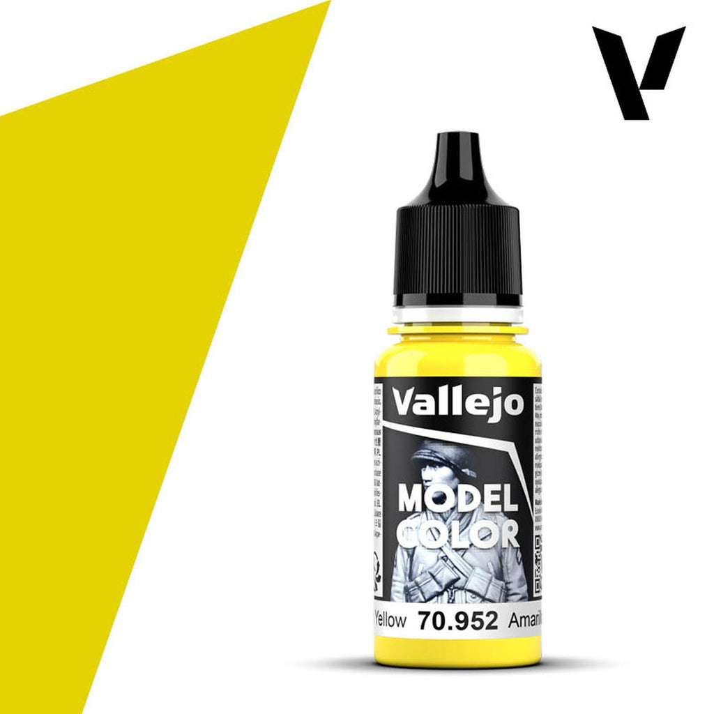 Vallejo Model Color Lemon Yellow Acrylic Paint 18mL