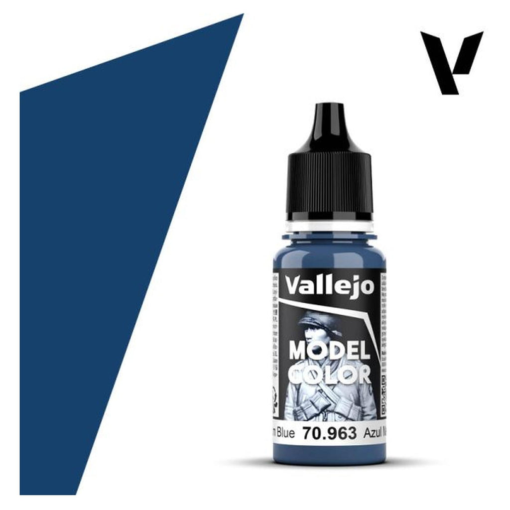 Vallejo Model Color Medium Blue Acrylic Paint 18ml