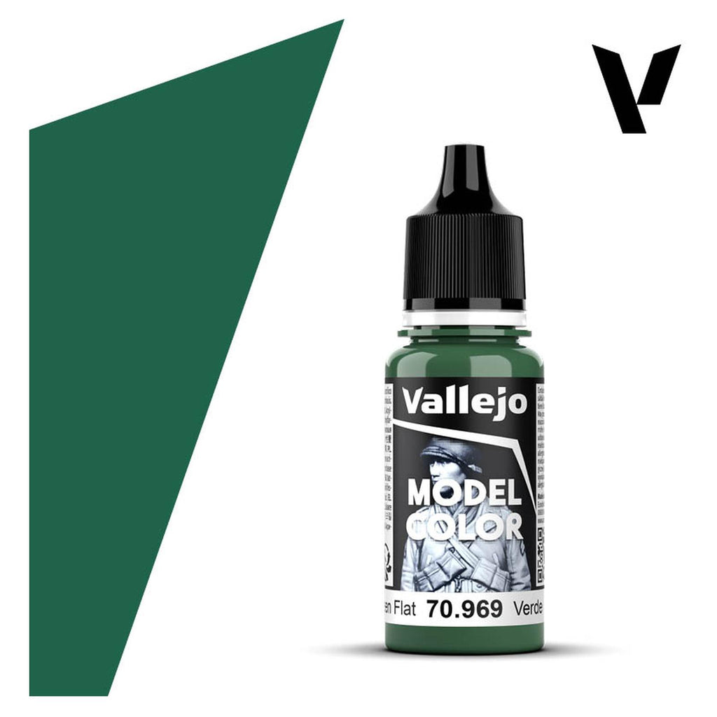 Vallejo Model Color Park Green Flat Acrylic Paint 18mL
