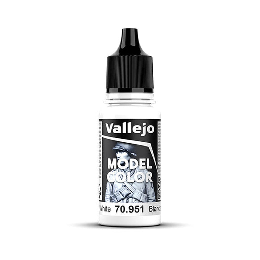 Vallejo Model Color White Acrylic Paint 18mL