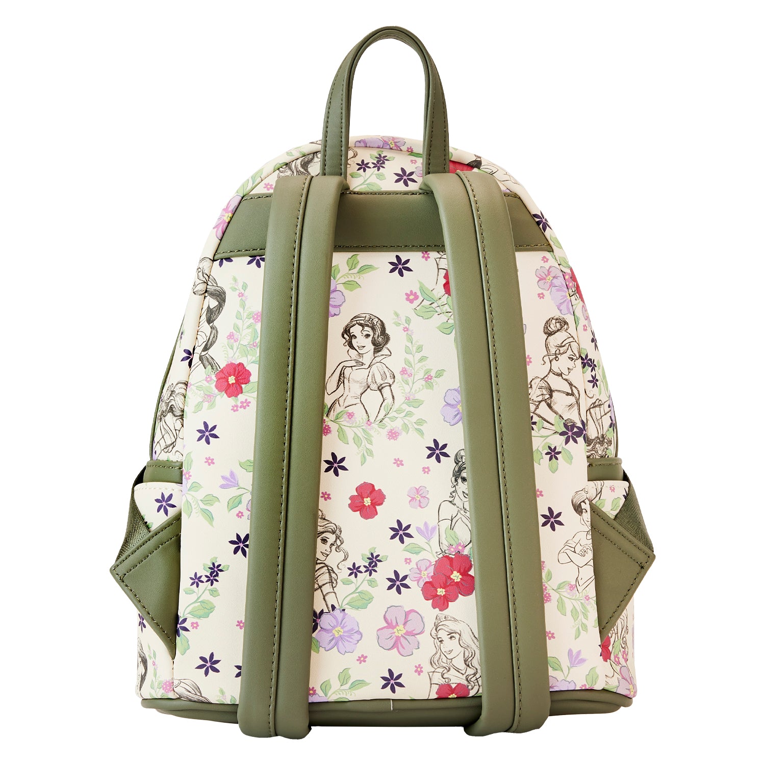 Loungefly Women's Disney Pink Tinkerbell Glow in The Dark Allover Print Backpack