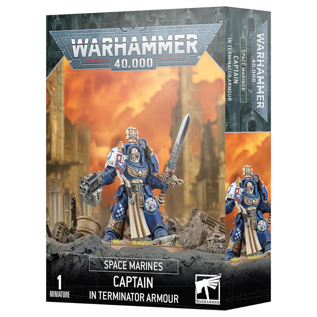 Warhammer 40,000 Space Marines Captain In Terminator Armour Building Set - Radar Toys