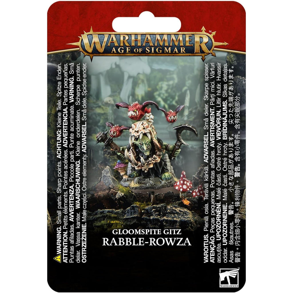 Warhammer Age Of Sigmar Gloomspite Gitz Rabble Rowza Building Set - Radar Toys