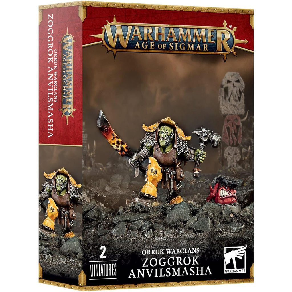 Warhammer Age Of Sigmar Orruk Warclans Zoggrok Anvilsmasha Building Set - Radar Toys