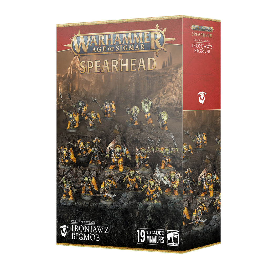Warhammer Age Of Sigmar Spearhead Orruk Warclans Ironjawz Bigmob Building Set