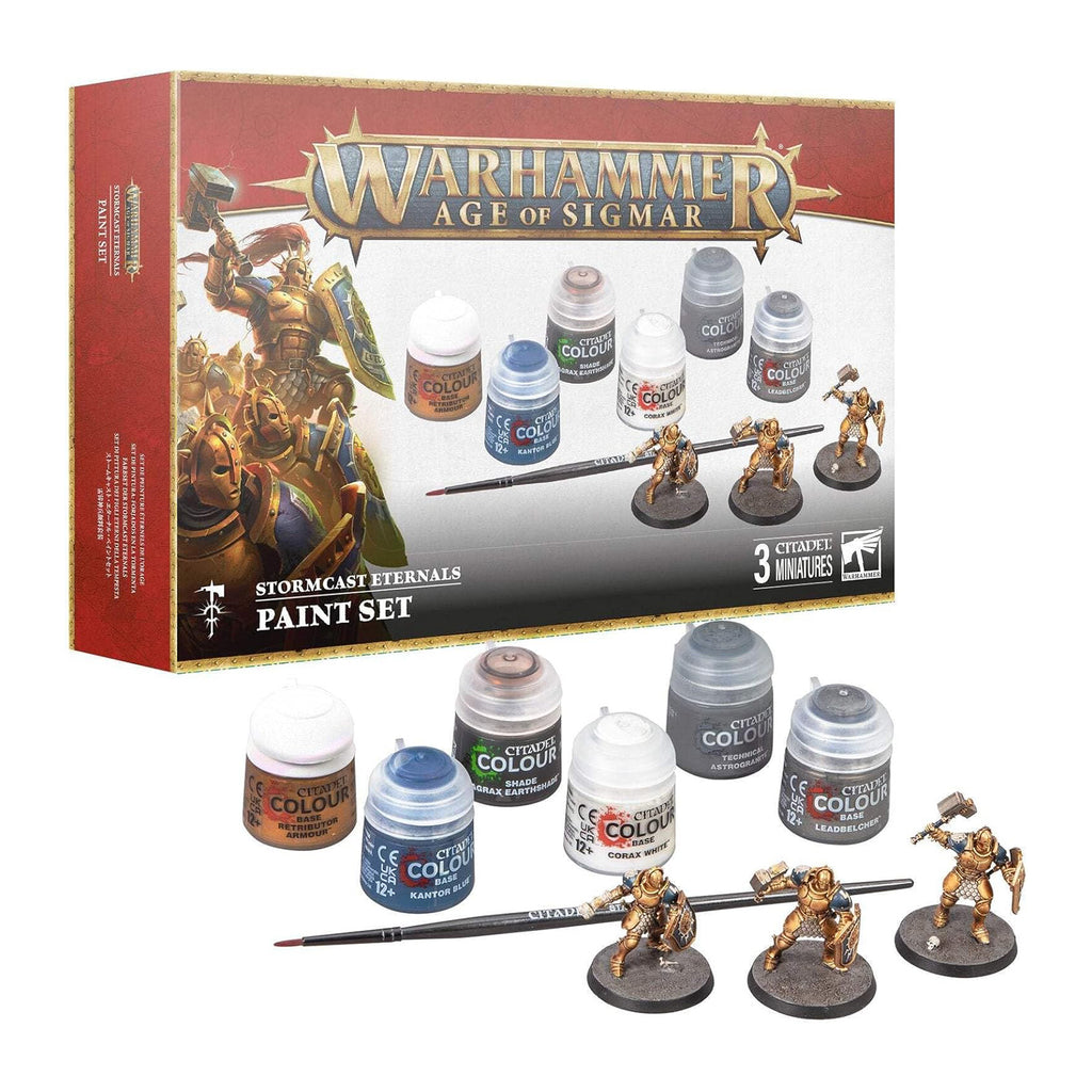 Warhammer Age Of Sigmar Stormcast Eternals Paint Set