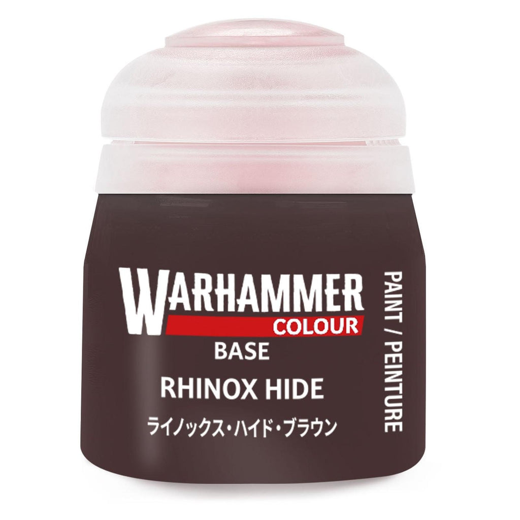 Warhammer Colour Base Rhinox Hide Paint 12ml - Radar Toys