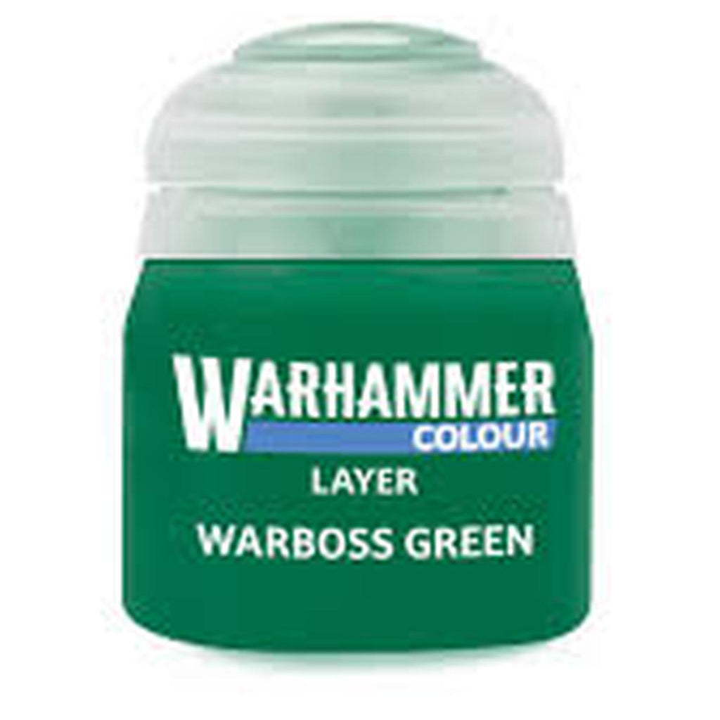 Warhammer Colour Layer Warboss Green Paint 12ml - Radar Toys
