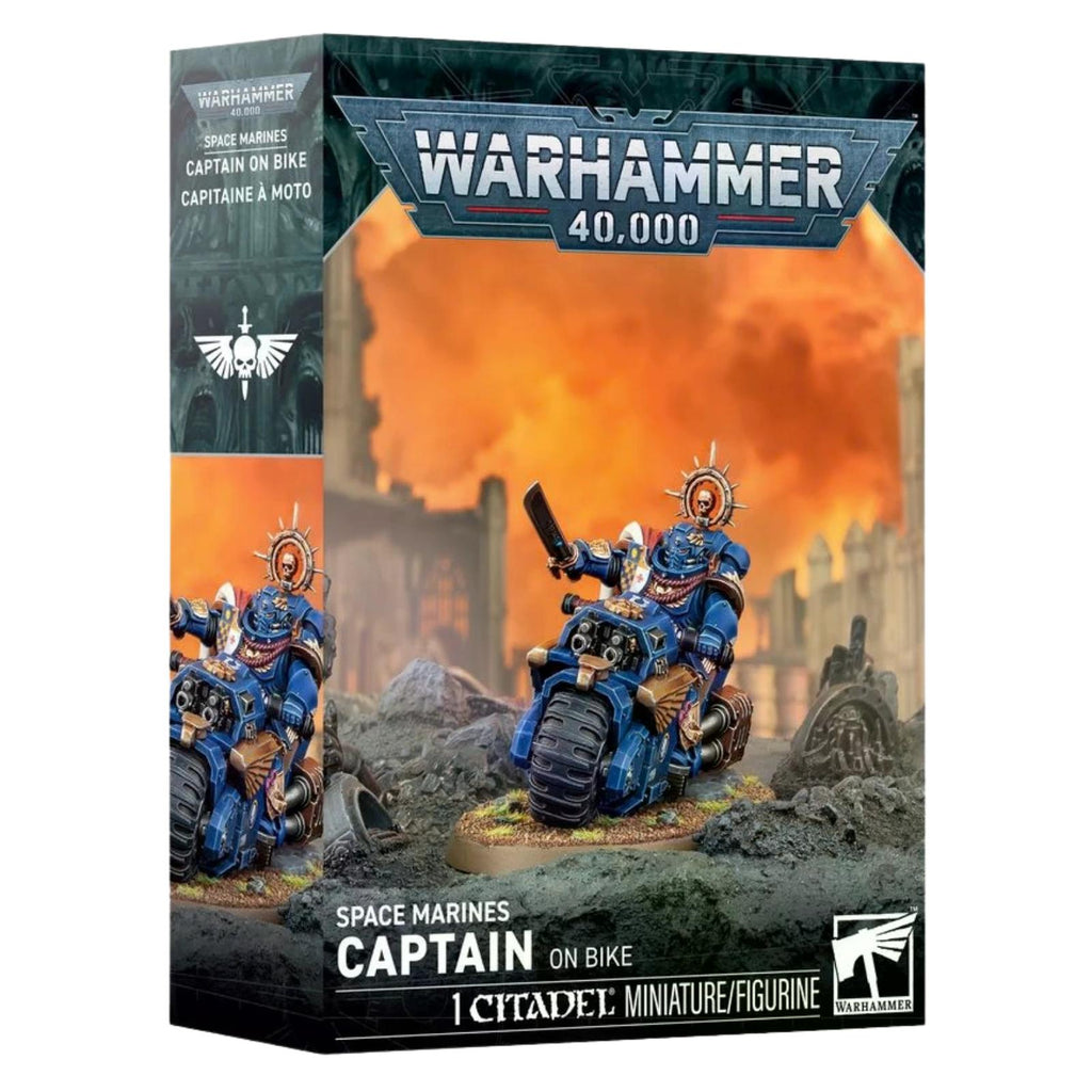 Warhammer 40,000 Space Marines Captain On Bike Building Set
