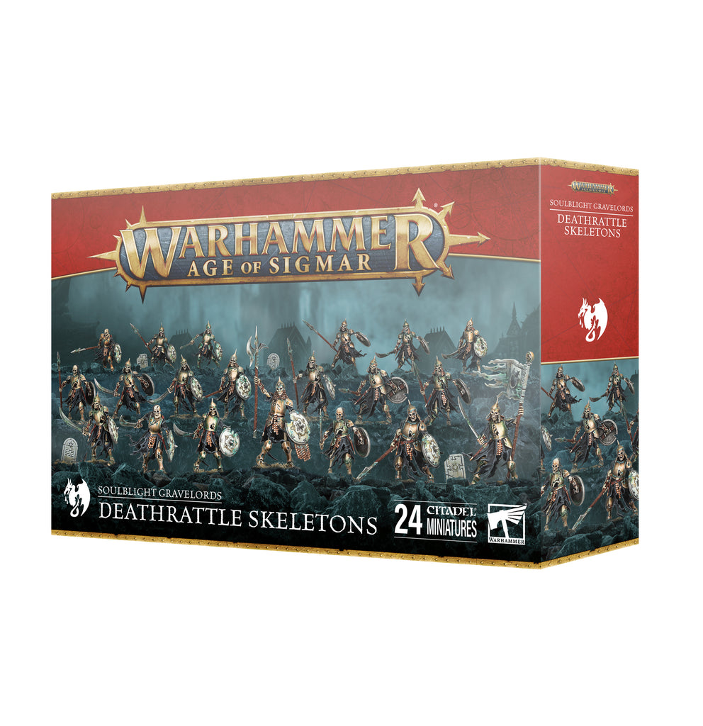 Warhammer Age Of Sigmar Soulblight Gravelords Deathrattle Skeletons Building Set - Radar Toys