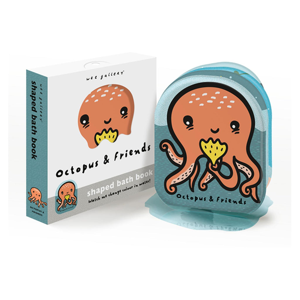 Wee Gallery Octopus And Friends Shaped Bath Book