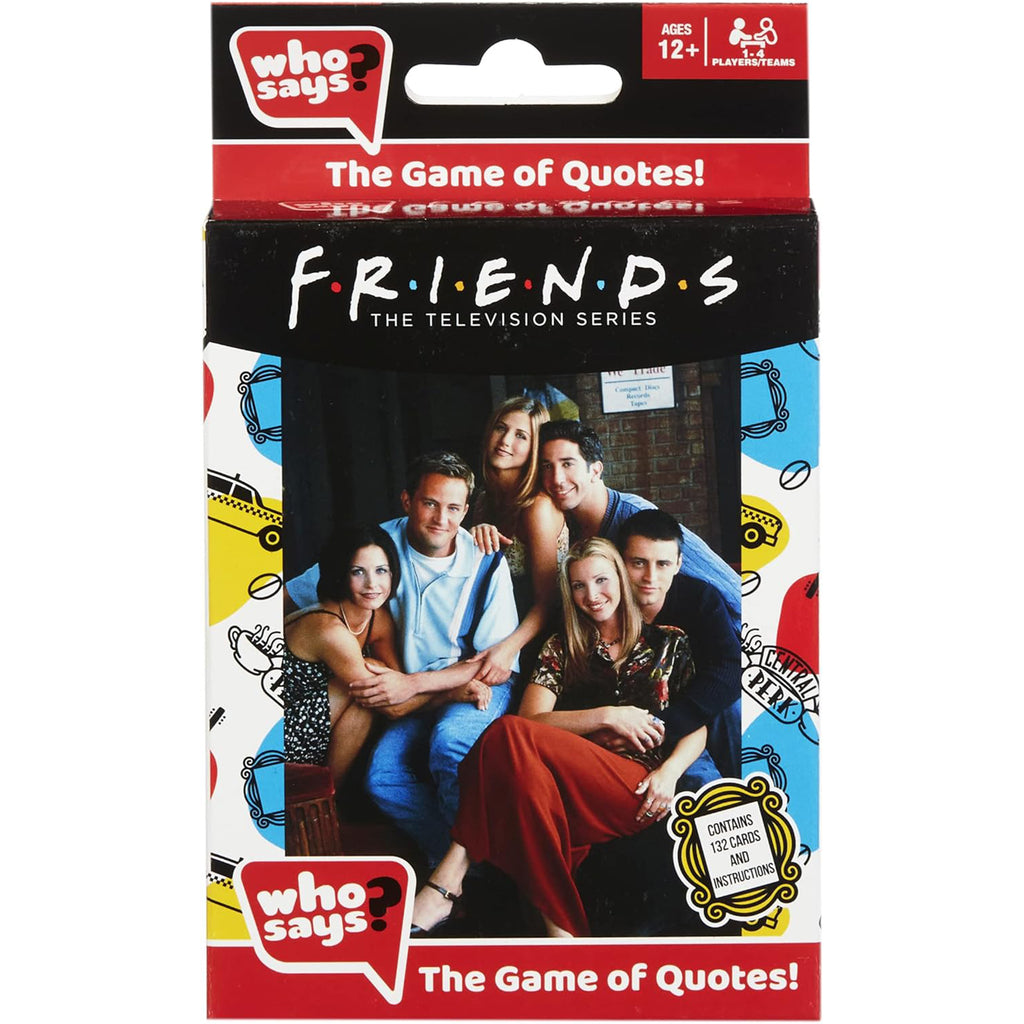 Who Says Friends Game Of Quotes Trivia Game