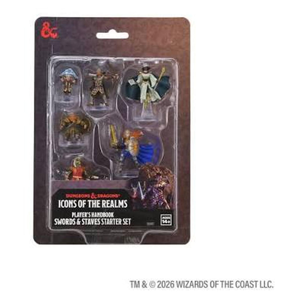Wizkids Dungeons And Dragons Icons Of The Realms Swords And Staves Starter Set