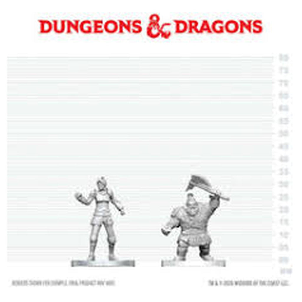 Wizkids Dungeons And Dragons Marvelous Cultist Of Bane And Dwarf Zhentilar Soldier Figure Set