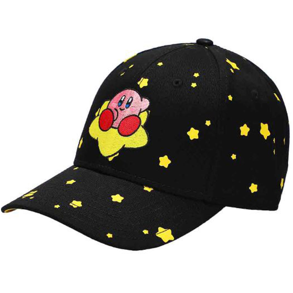 Bioworld Kirby Star Embroidered Curved Snapback Hat