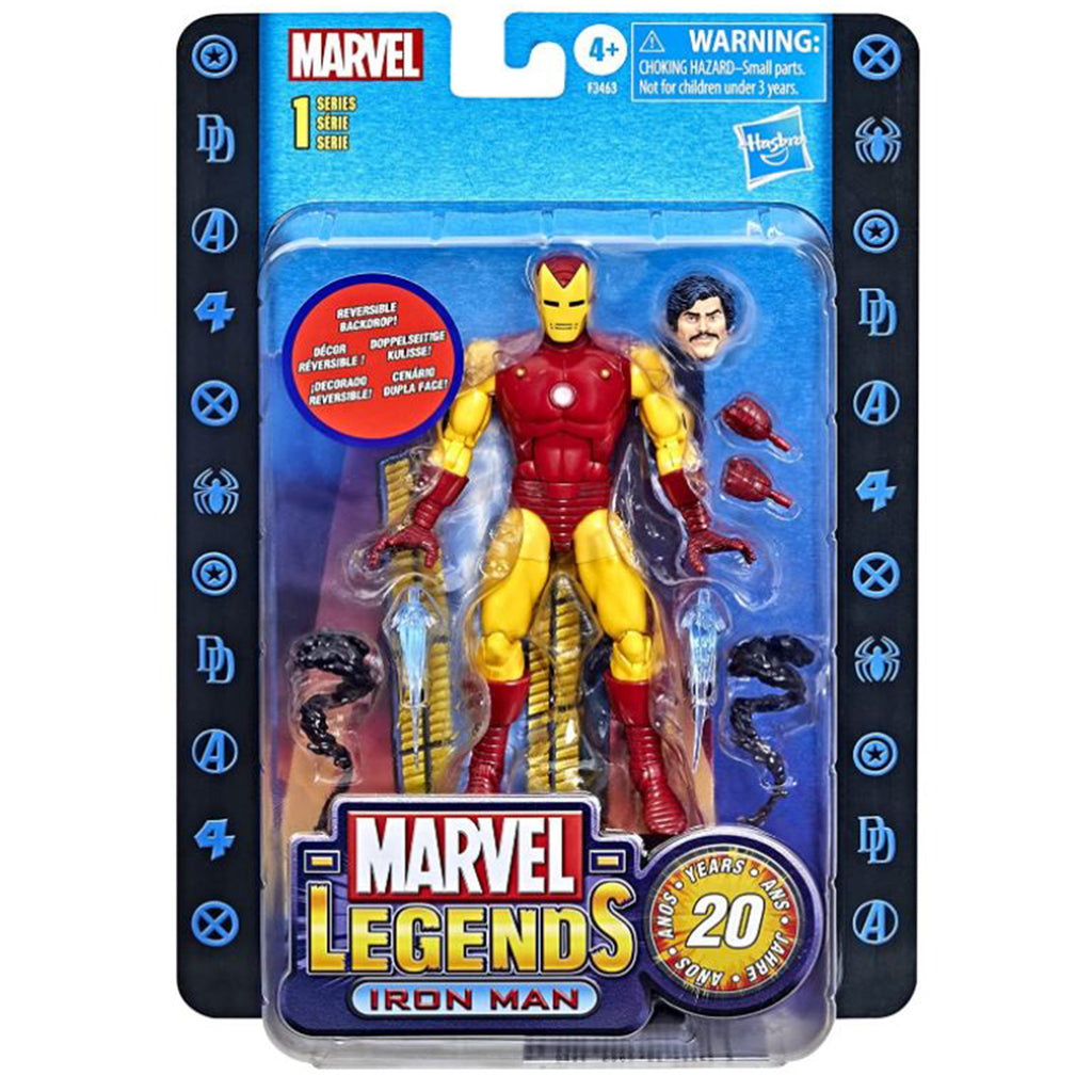 Marvel Legends 20th Anniversary Series One Iron Man Action Figure - Radar Toys