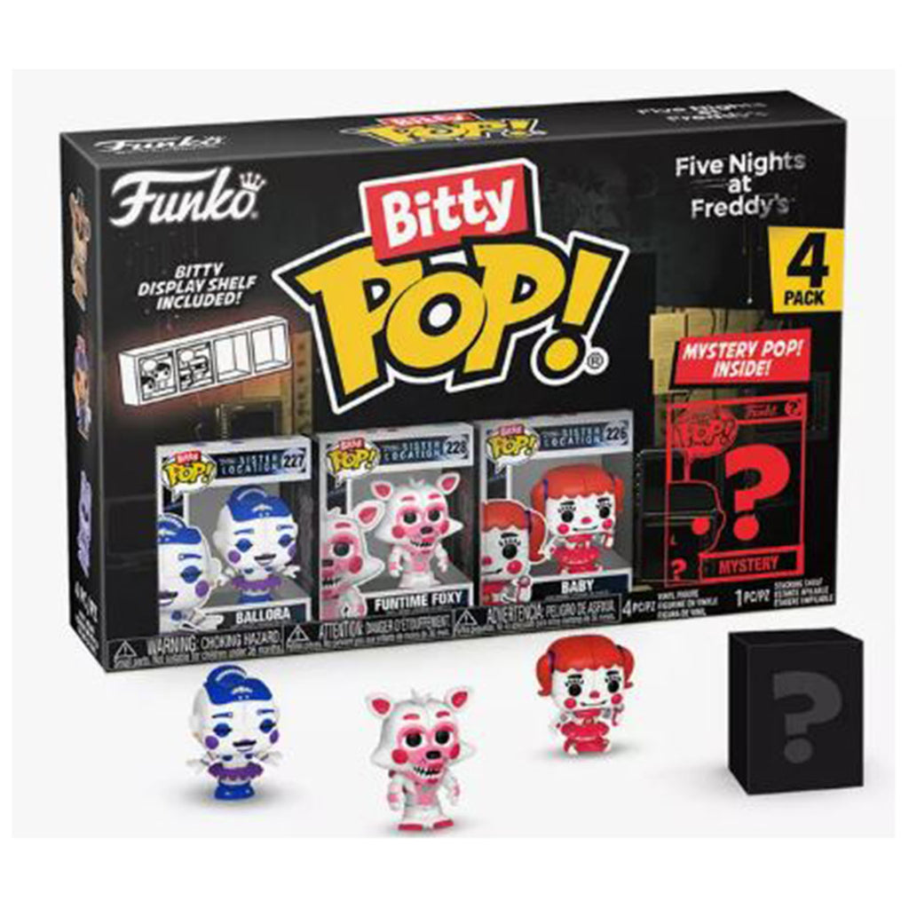 Funko Five Nights At Freddy's Bitty POP Ballora 4 Pack Vinyl Figures