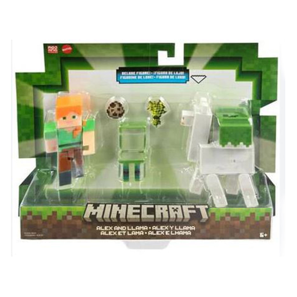 Minecraft Alex And Llama Deluxe Figure Set