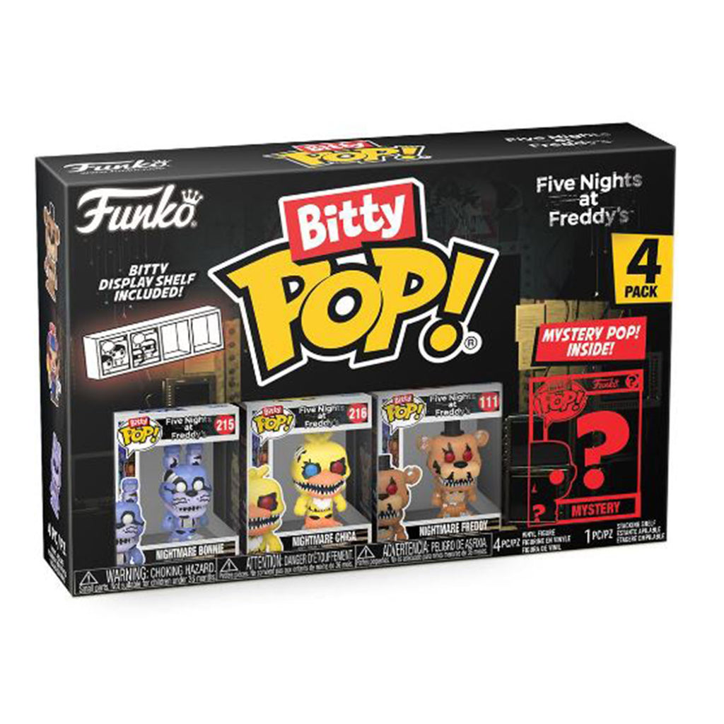 Funko Five Nights At Freddy's Bitty POP Nightmare Bonnie 4 Pack Vinyl Figures