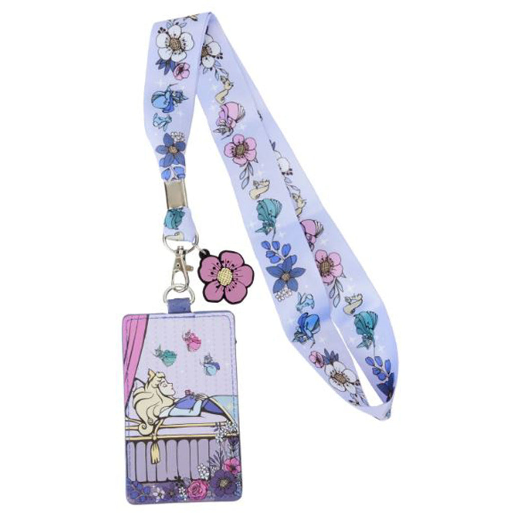Loungefly Disney Sleeping Beauty 65th Anniversary Lanyard With Cardholder