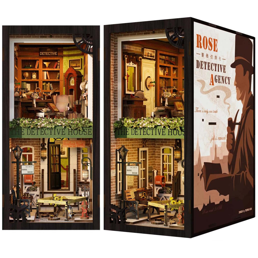 CuteBee Rose Detective Agency DIY Book Nook Kit