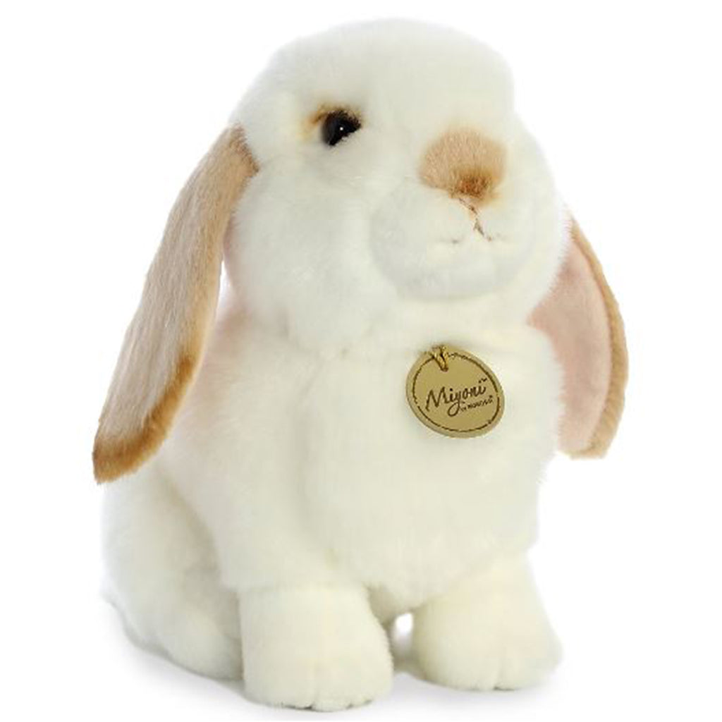 Aurora Miyoni Lop Eared Rabbit With Tan Ears 11 Inch Plush Figure - Radar Toys