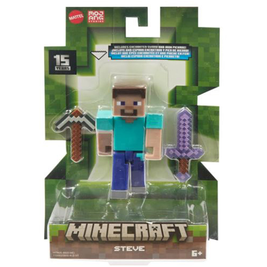 Mattel Minecraft Steve Action Figure
