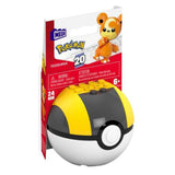 MEGA Pokemon Teddiursa With Ultra Ball Building Set - Radar Toys