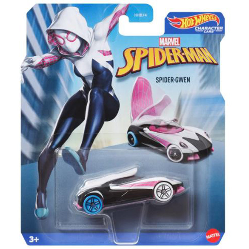 Mattel Hot Wheels Marvel Spider-Man Spider-Gwen Diecast Vehicle - Radar Toys
