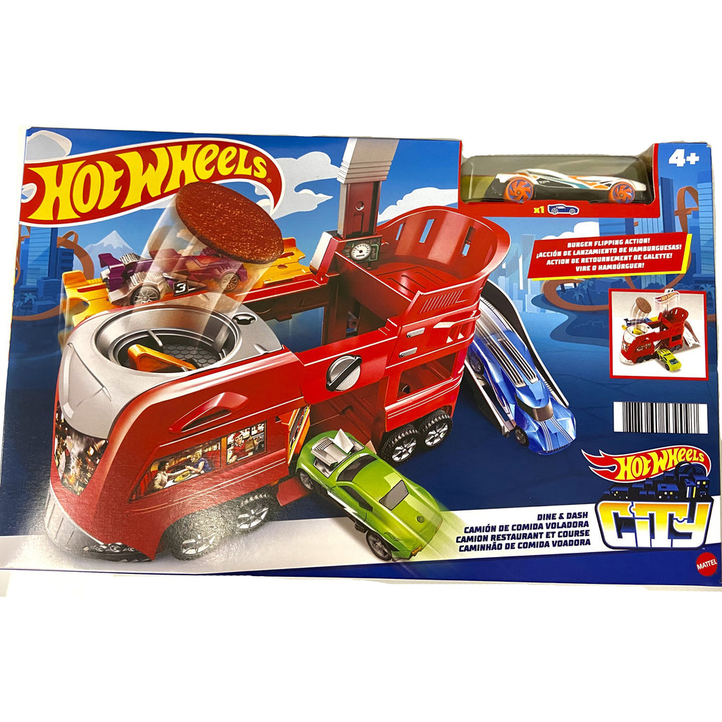 Mattel Hot Wheels City Dine And Dash Fold-Out Play Set
