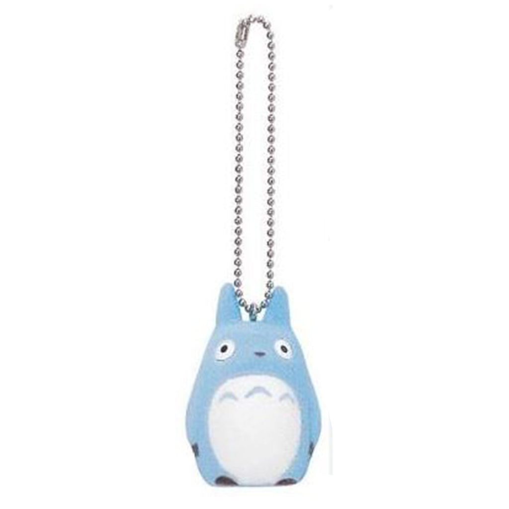 Bandai Sekiguchi My Neighbor Totoro Blue Totoro Flocked Keychain