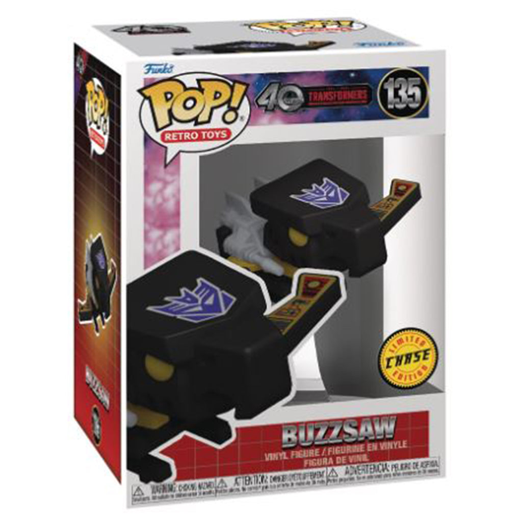 Funko Transformers POP Retro Toys Buzzsaw CHASE Vinyl Figure